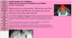 Desktop Screenshot of funnybunnytoyco.com